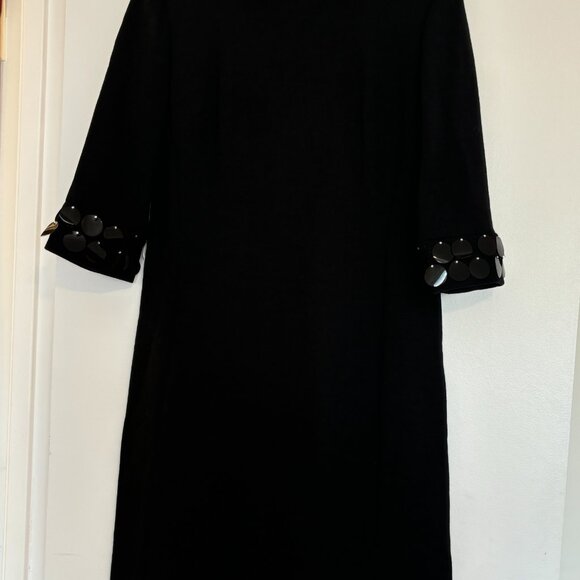 Amazing 1960s tricot/knit dress with XL Sequins (size 12/14) - Picture 3 of 9